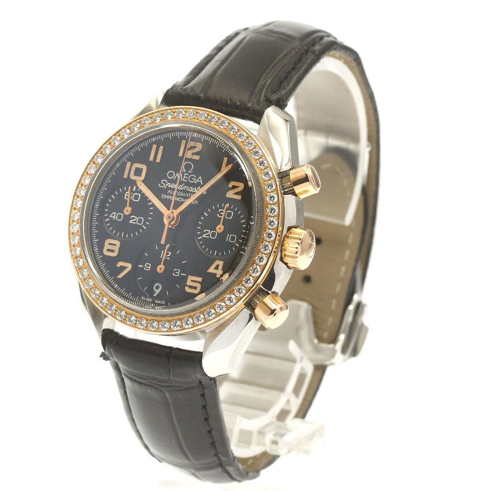 OMEGA Speedmaster Chronograph 1.5" 324.28.38.40.06.001 Diamond Bezel gray Dial Automatic Boy's Watch_869108