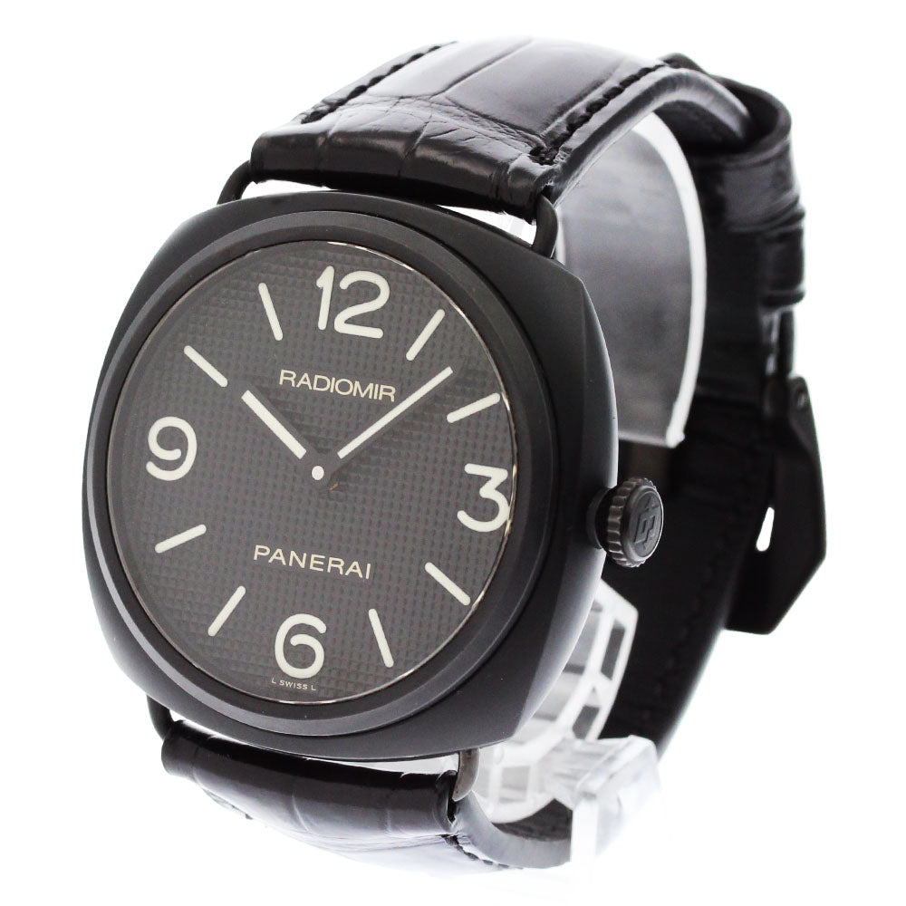 PANERAI Radiomir Ceramica PAM00643 black Dial Hand Winding Men's Watch_869117