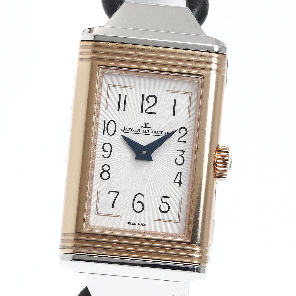 JAEGER-LECOULTRE Reversowan Cordone 200.D.47/Q3264520 SS/PG Quartz Ladies_869139