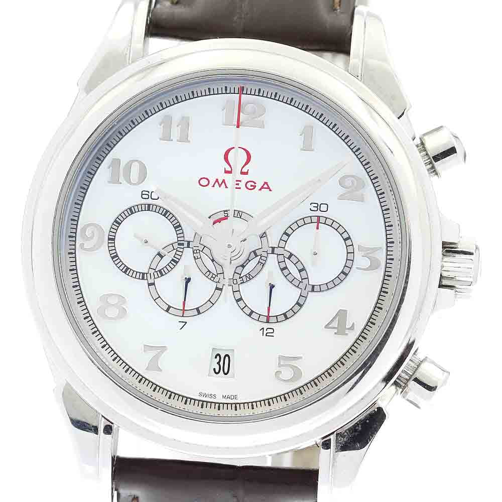 OMEGA Olympic Collection De Ville 422.13.41.52.04.001 5 counters chronograph white Dial Automatic Men's Watch_869140