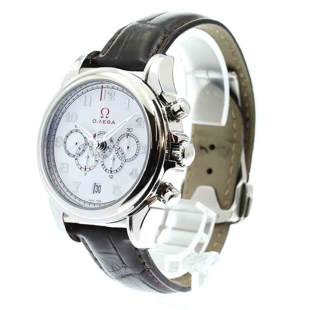 OMEGA Olympic Collection De Ville 422.13.41.52.04.001 5 counters chronograph white Dial Automatic Men's Watch_869140