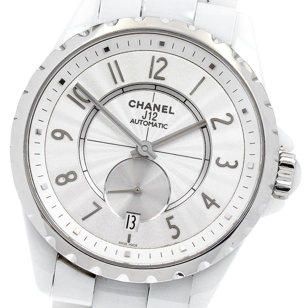 CHANEL J12 H3837 White Ceramic White Dial Automatic Boy's Watch_869148