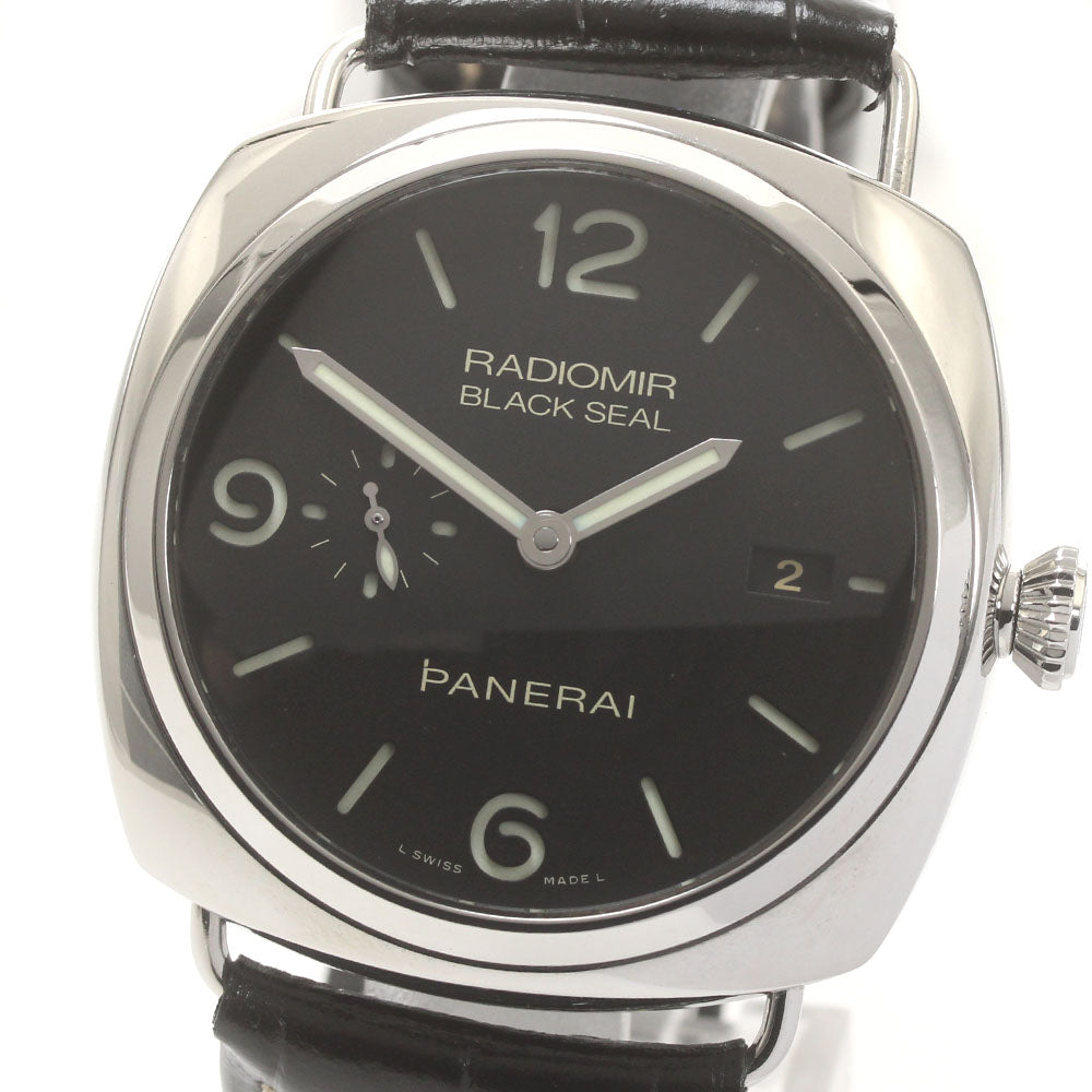 PANERAI Radiomir Black Seal PAM00388 Date black Dial Automatic Men's Watch_869152