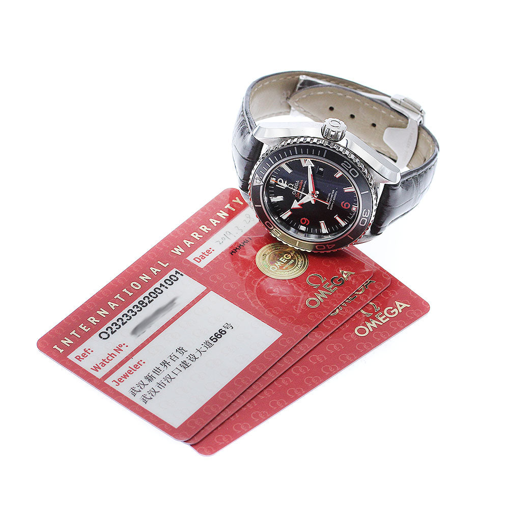 OMEGA Seamaster Planet Ocean 232.33.38.20.01.001 Date black Dial Automatic Men's Watch_869155