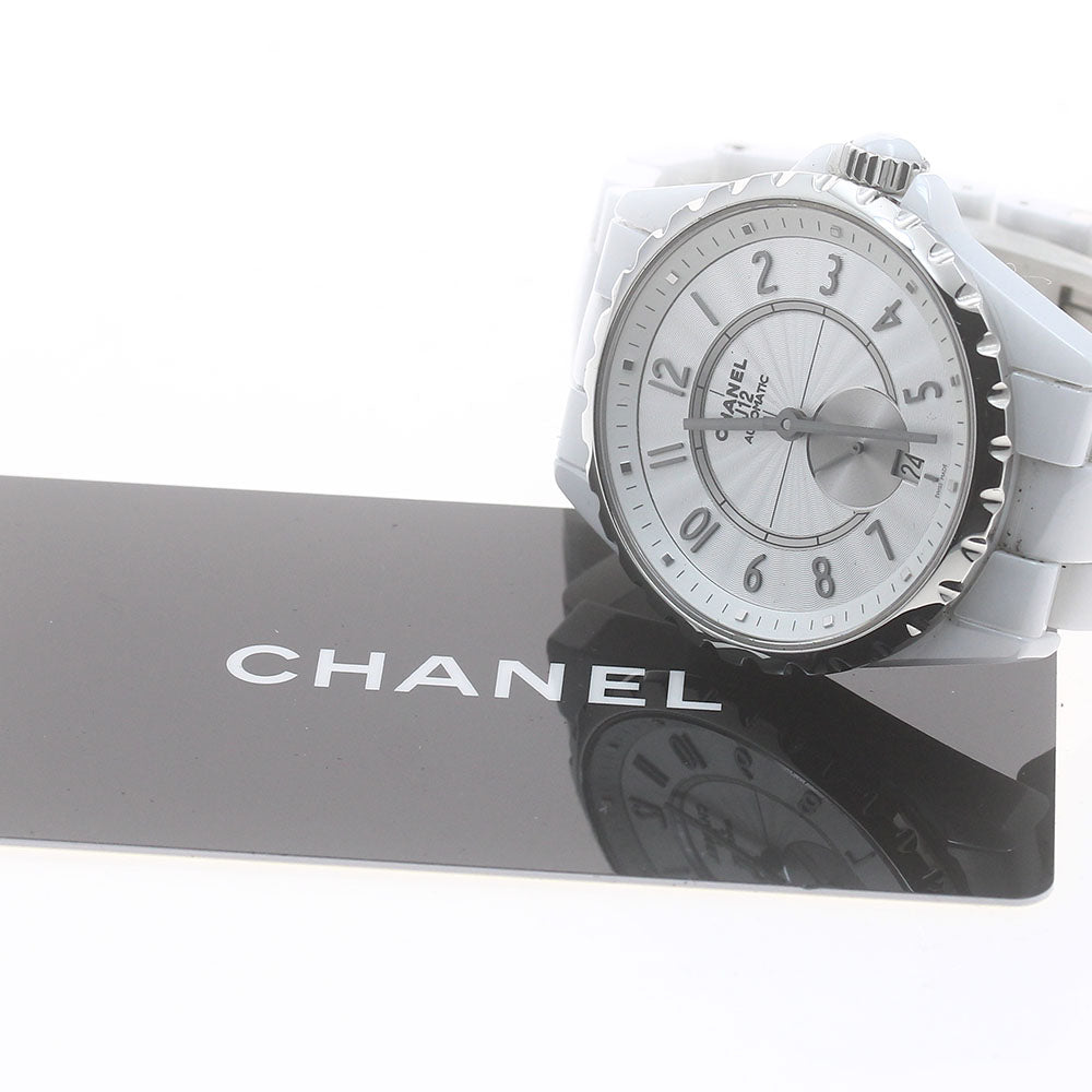 CHANEL J12 H3837 White Ceramic white Dial Automatic Boy's Watch_869161