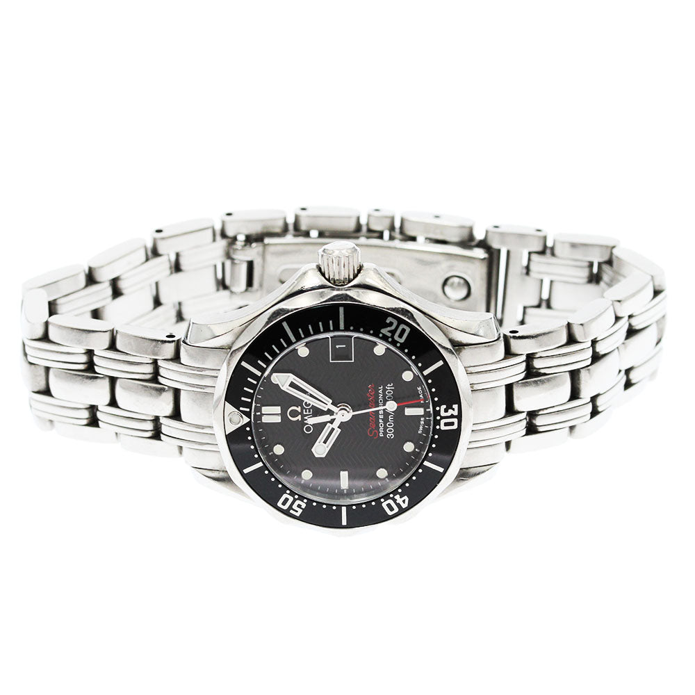 OMEGA Seamaster300 212.30.28.61.01.001 Date black Dial Quartz Ladies_869172