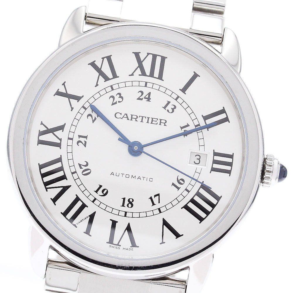 CARTIER Ronde Solo de Cartier XL W6701011Silver Dial Automatic Men's_869214