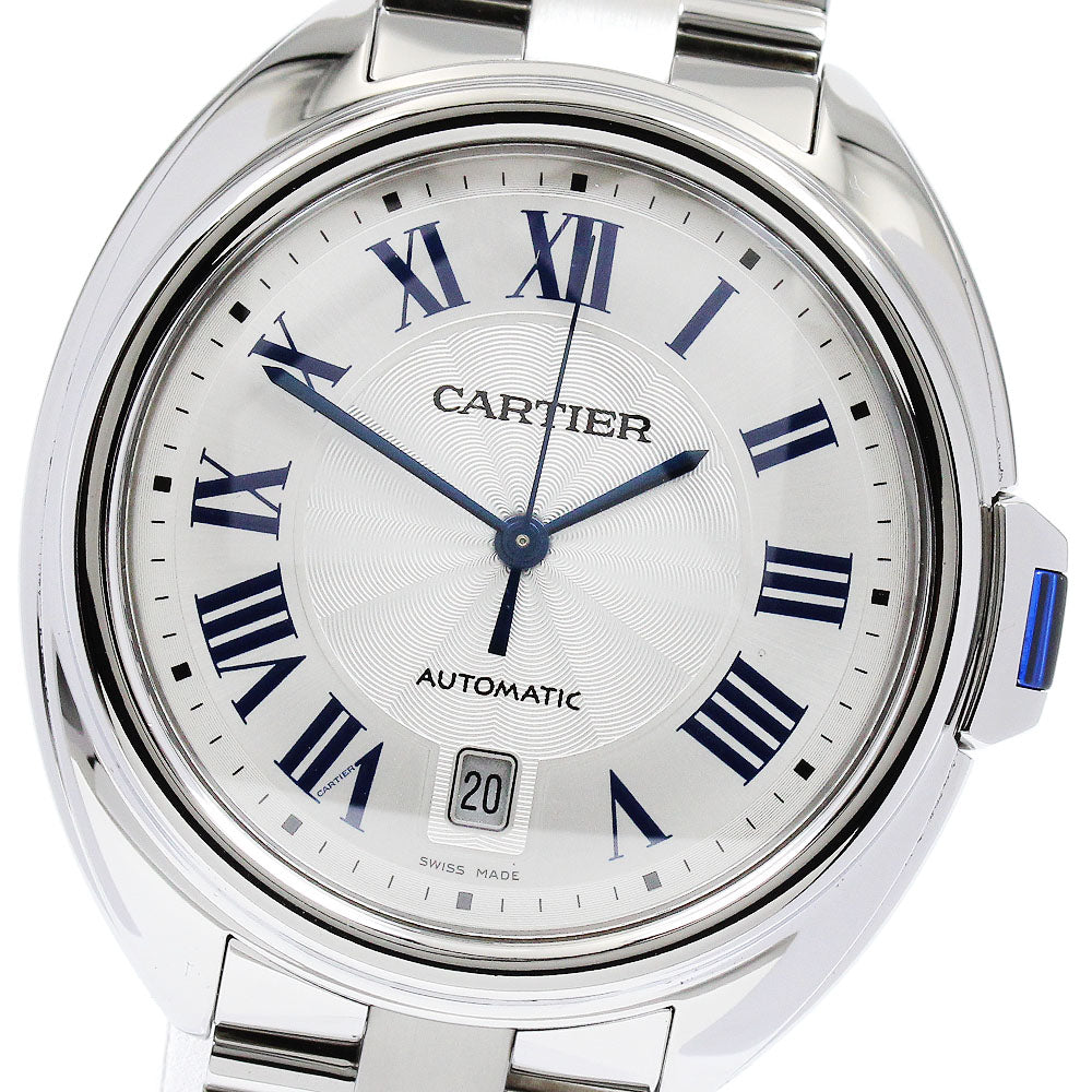 CARTIER Cres de Cartier WSCL0007 Date Silver Dial Automatic Men's Watch_869215