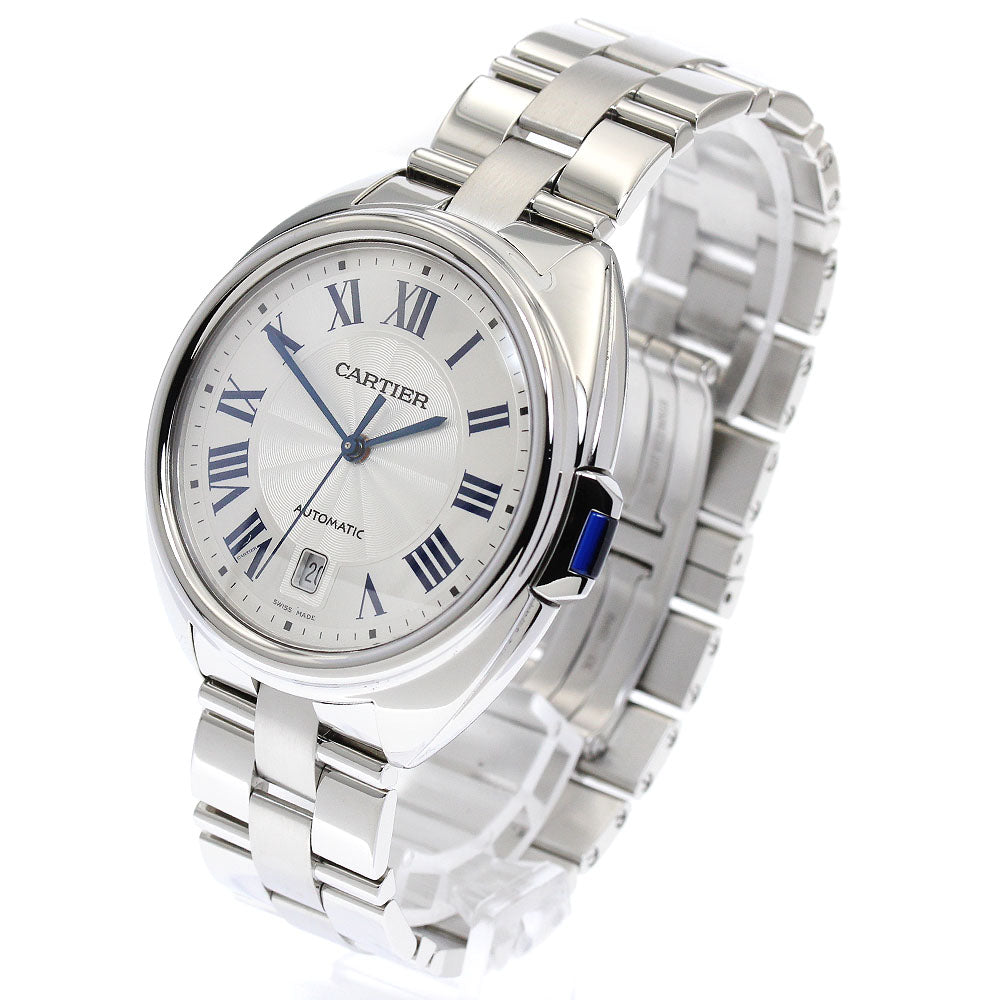 CARTIER Cres de Cartier WSCL0007 Date Silver Dial Automatic Men's Watch_869215