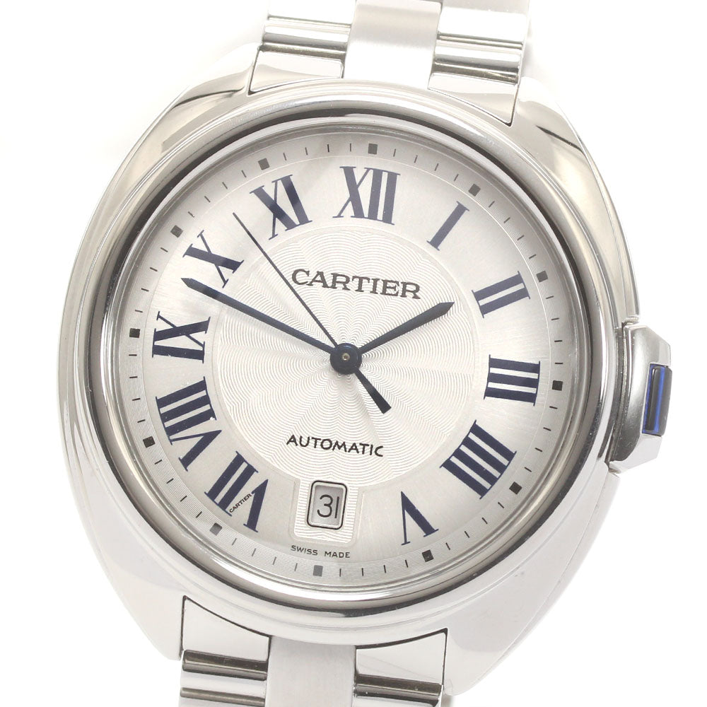 CARTIER Cres de Cartier WSCL0007 Date Silver Dial Automatic Men's Watch_869216