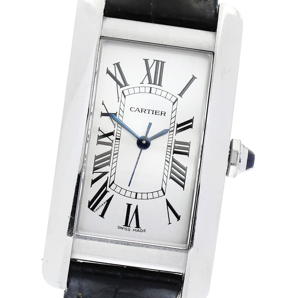 CARTIER Tank AmericanMM WSTA0017 Silver Dial Automatic Boy's Watch_869217