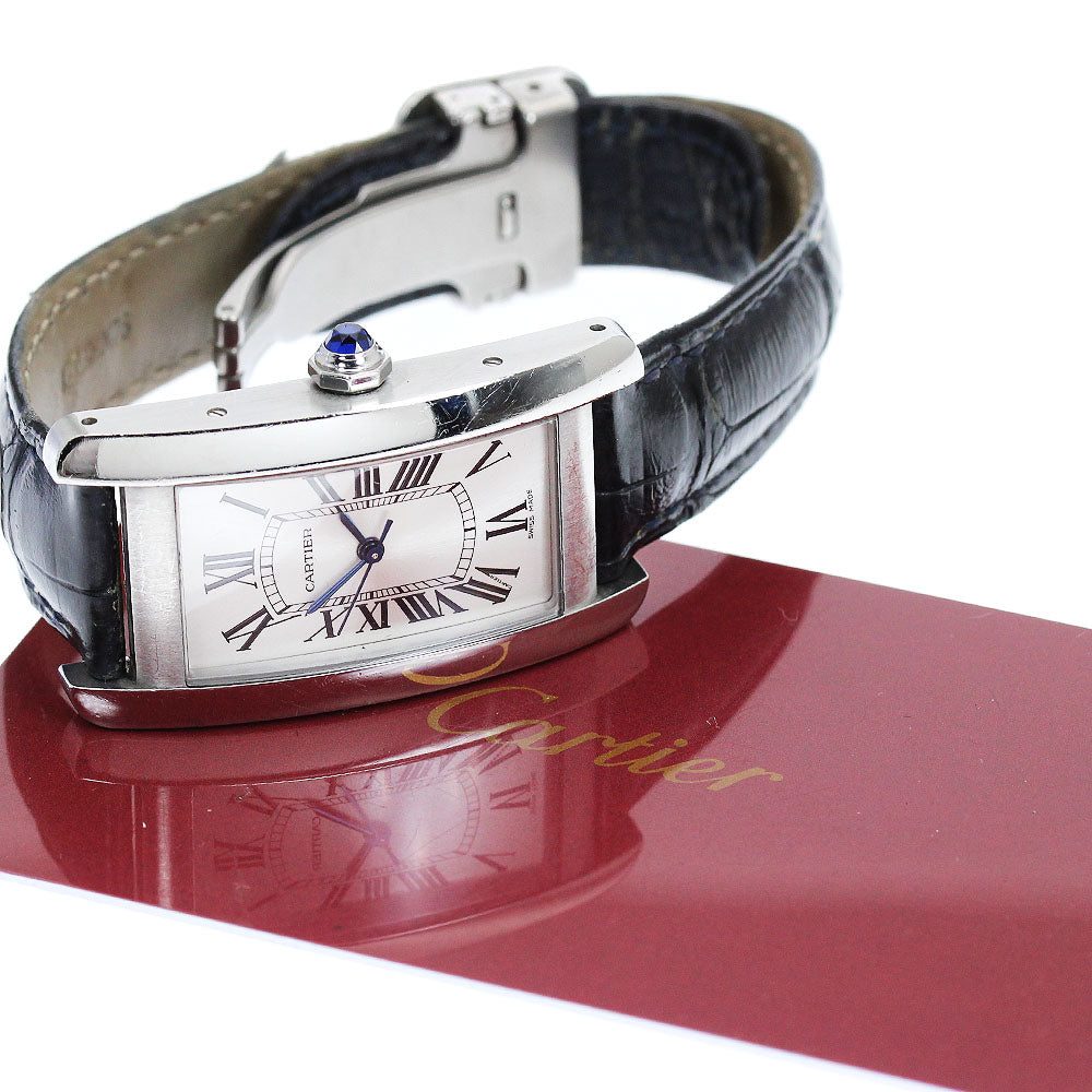 CARTIER Tank AmericanMM WSTA0017 Silver Dial Automatic Boy's Watch_869217