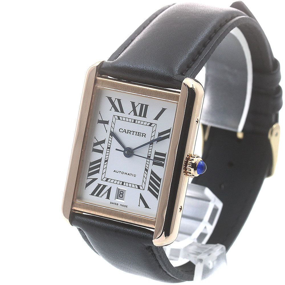 CARTIER Tank solo XL W5200026 K18PG/Stainless Steel Automatic Men's Watch_869224