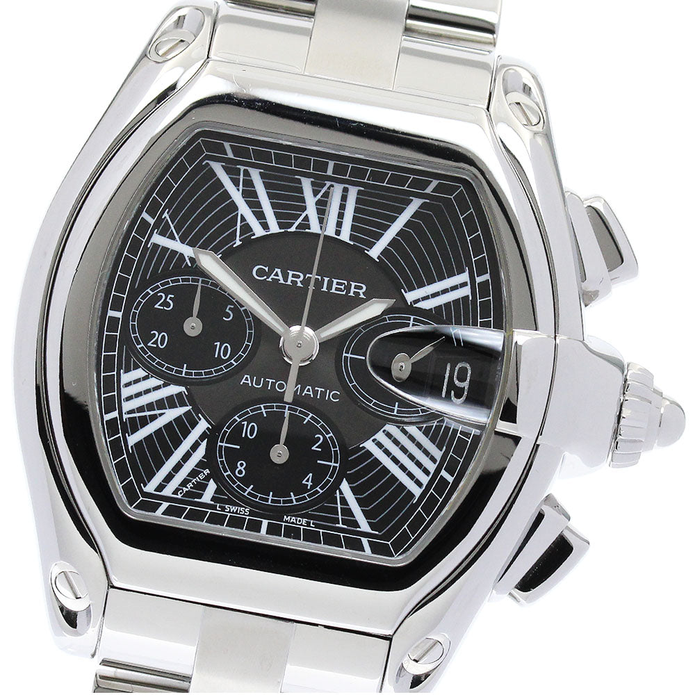 CARTIER Roadster Chronograph XL W62020X6 Date black Dial Automatic Men's_869251