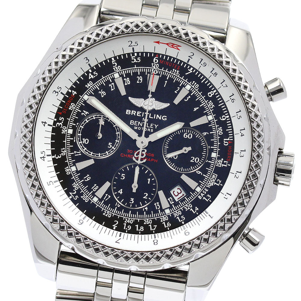 BREITLING Bentley Motors A25362 Chronograph black Dial Automatic Men's_869252