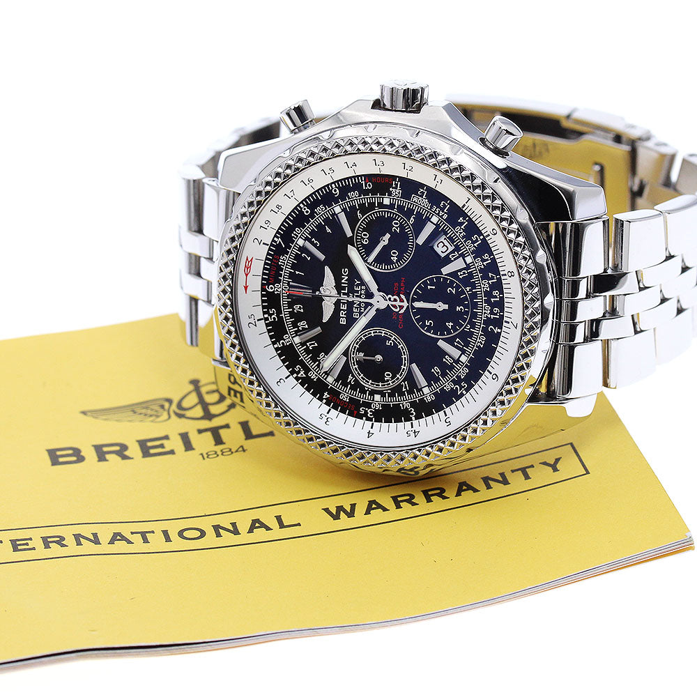 BREITLING Bentley Motors A25362 Chronograph black Dial Automatic Men's_869252
