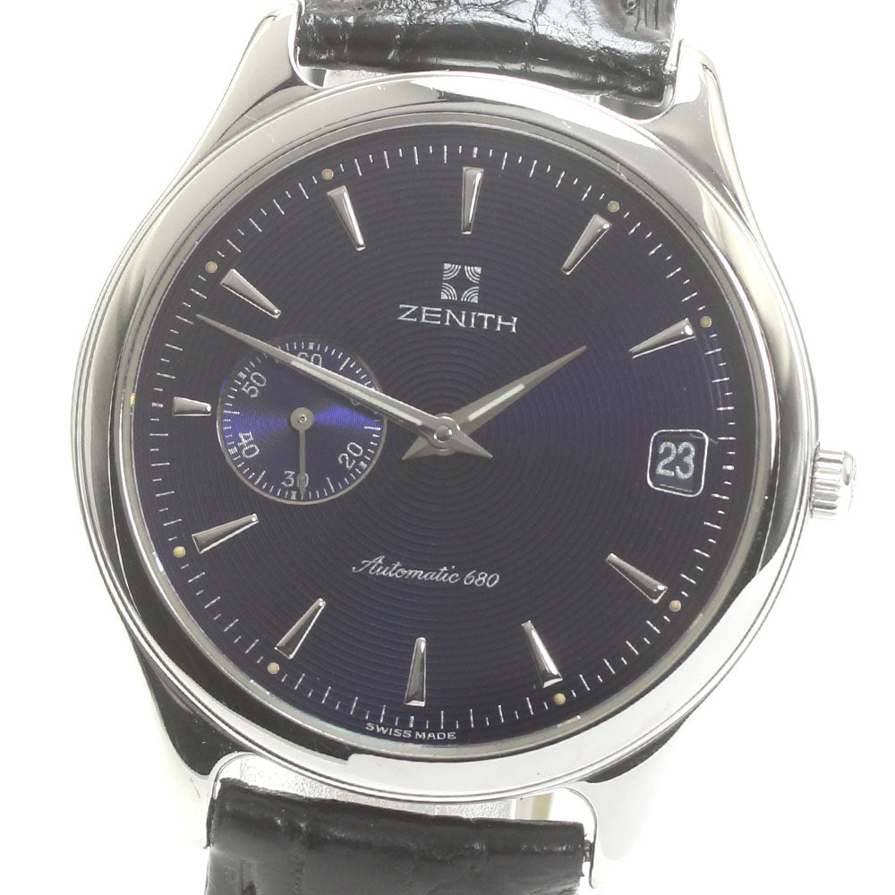 ZENITH elite 01.0040.680 Date Blue Dial Automatic Men's Watch_869276
