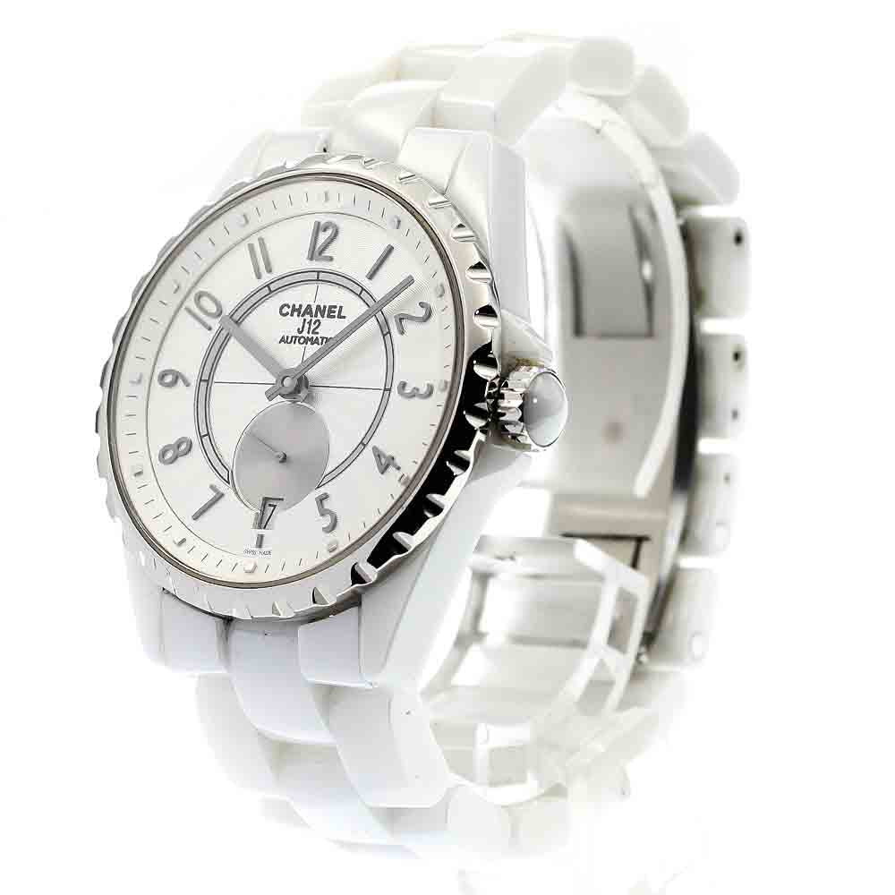 CHANEL J12 H3837 White Ceramic white Dial Automatic Boy's Watch_869278