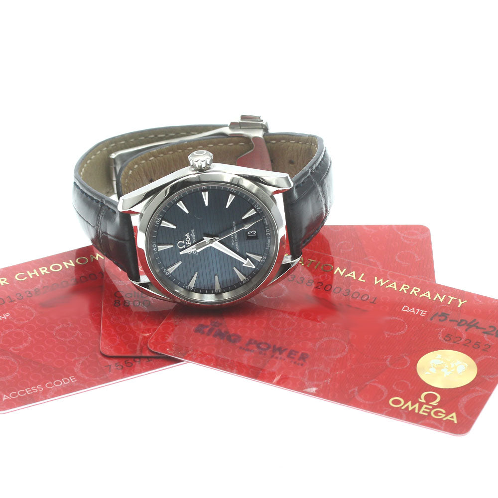 OMEGA Seamaster Aqua Terra 220.13.38.20.03.001 Coaxial chronometer Navy Dial Automatic Men's Watch_869303