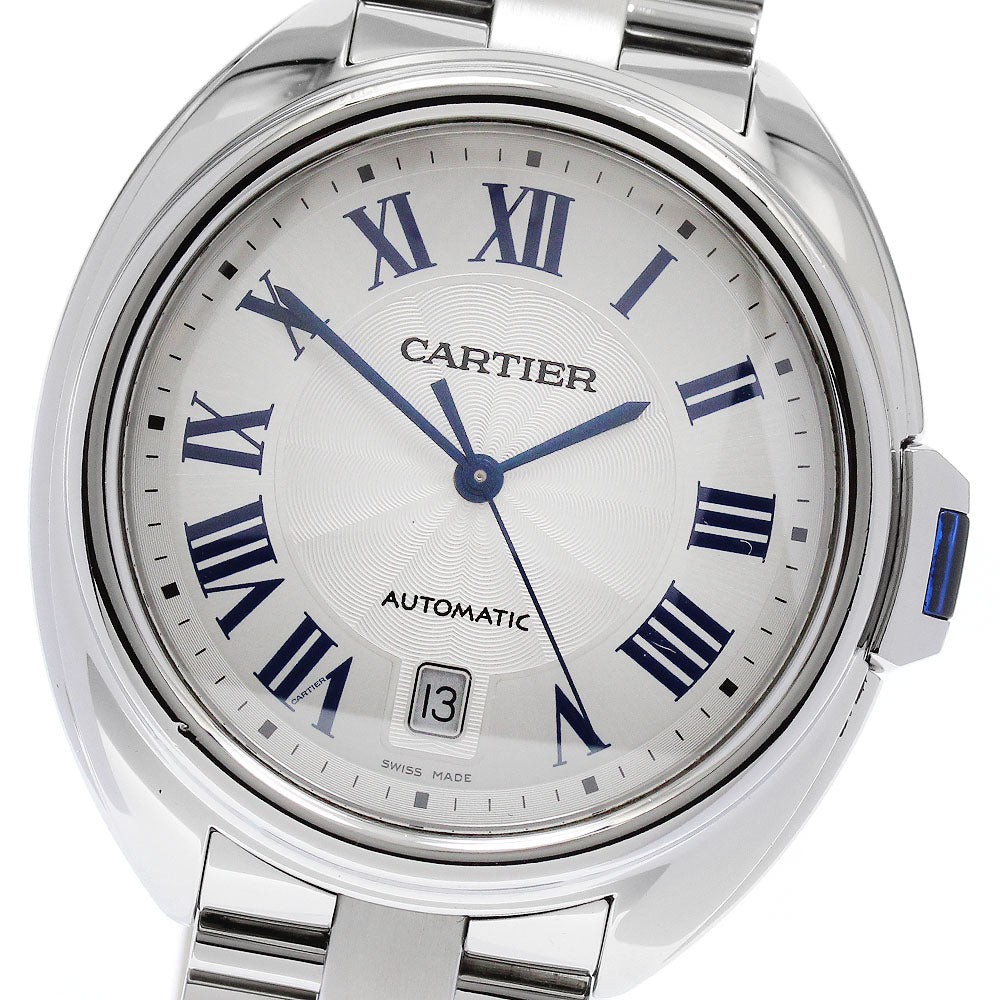 CARTIER Cres de Cartier WSCL0007 Date Silver Dial Automatic Men's Watch_869327