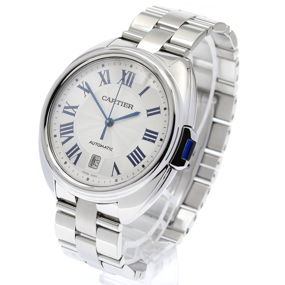 CARTIER Cres de Cartier WSCL0007 Date Silver Dial Automatic Men's Watch_869327