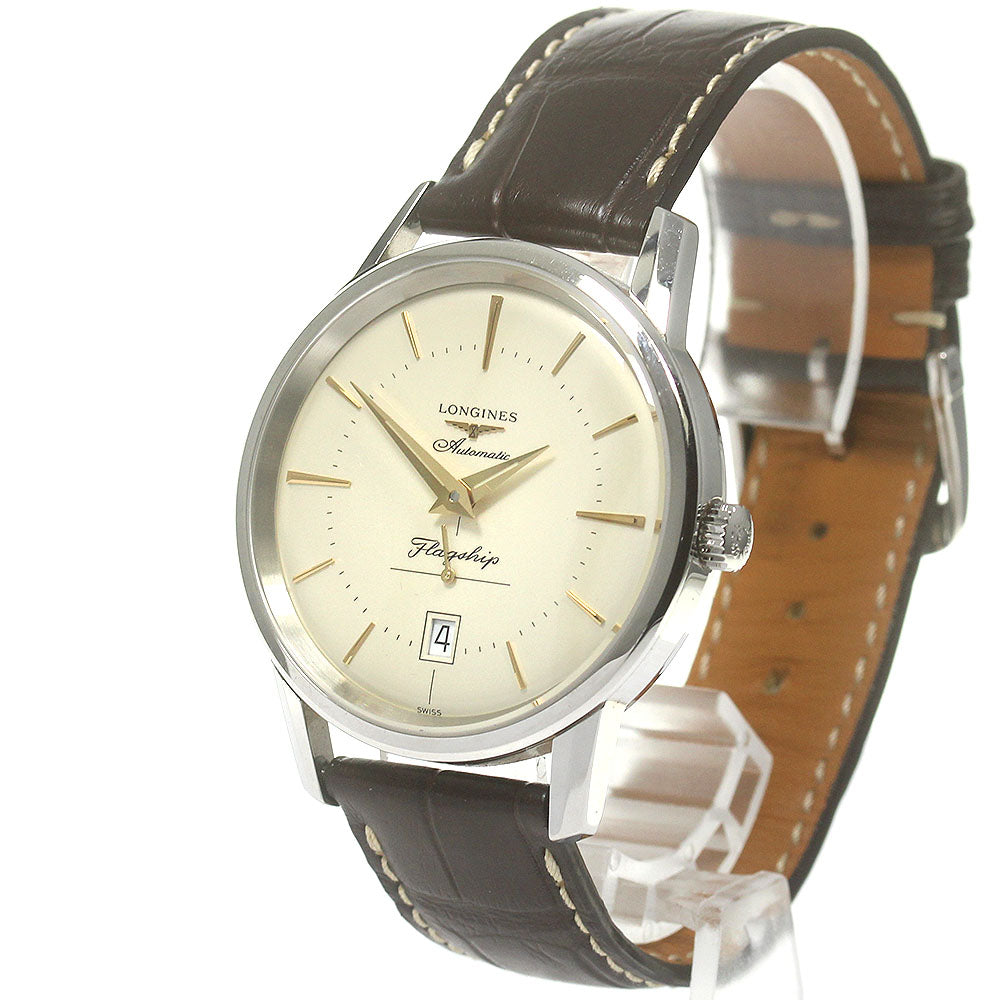 LONGINES Flagship Heritage L4.795.4 Date Small Second beige Dial Automatic Men's Watch_869348