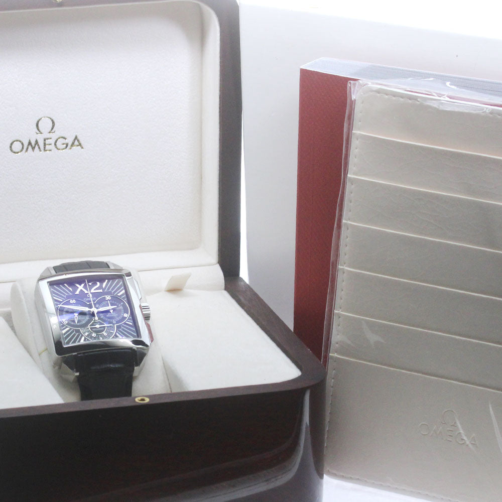OMEGA De Ville X2 423.13.37.50.01.001 Co-Axial Chronograph black Dial Automatic Men's Watch_869353