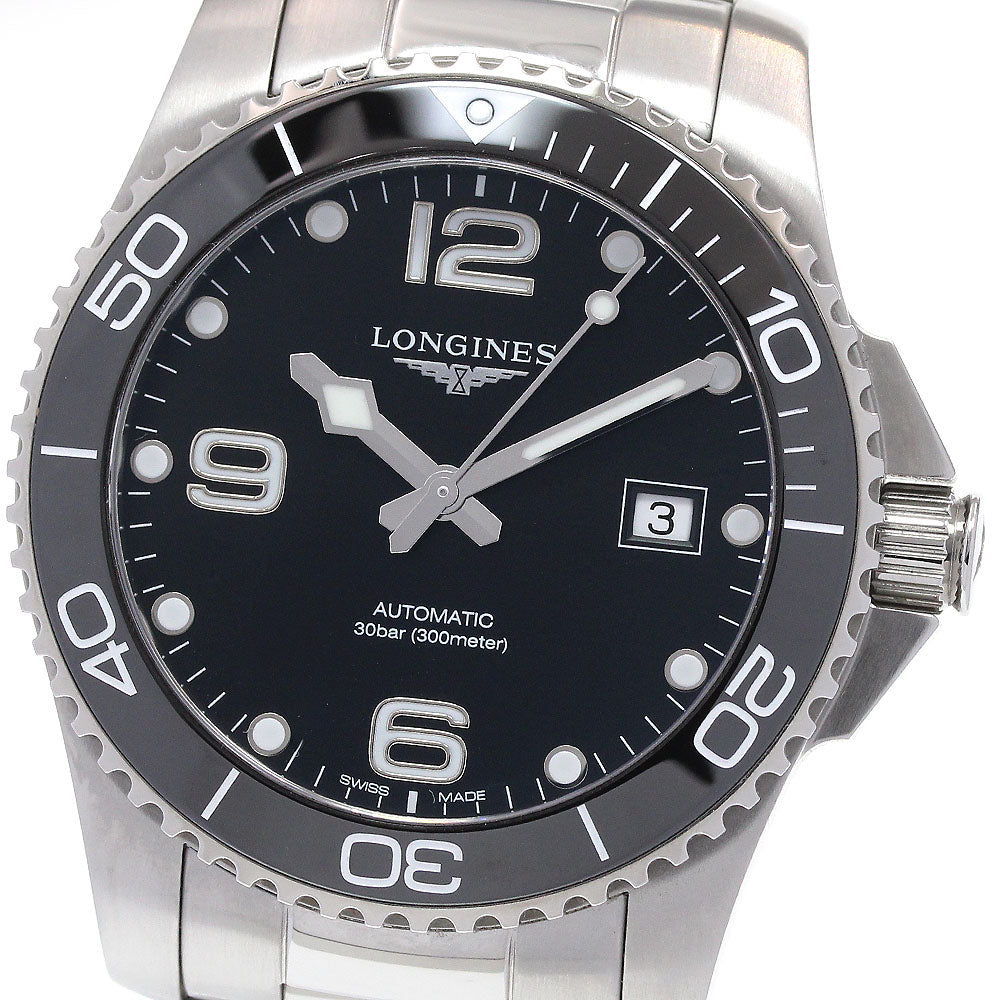 LONGINES Hydro Conquest L3.781.4 Date black Dial Automatic Men's Watch_869369