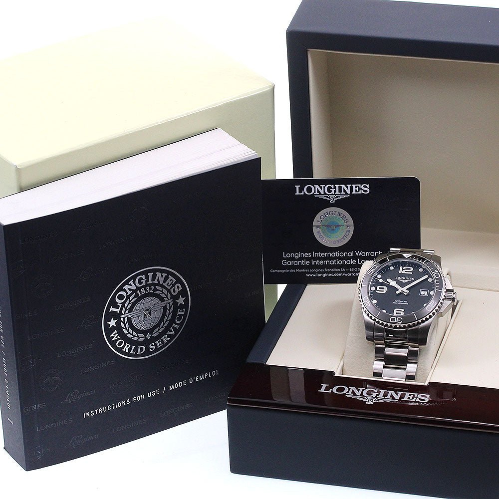 LONGINES Hydro Conquest L3.781.4 Date black Dial Automatic Men's Watch_869369