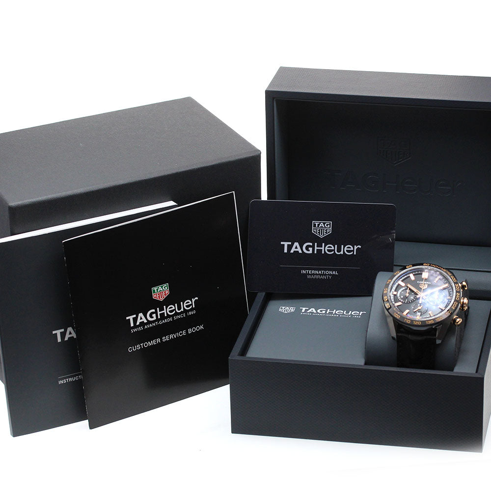 TAG HEUER Carrera Caliber Heuer 02 Sport Chronograph CBN2A5A/FC6481 Date Chronograph black Dial Automatic Men's Watch_869379