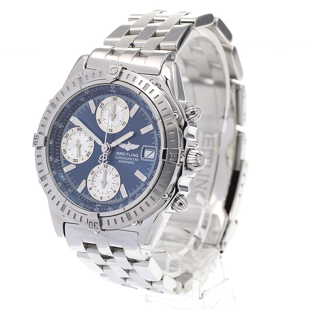 BREITLING Chronomat A13352 Date Navy Dial Automatic Men's Watch_869394