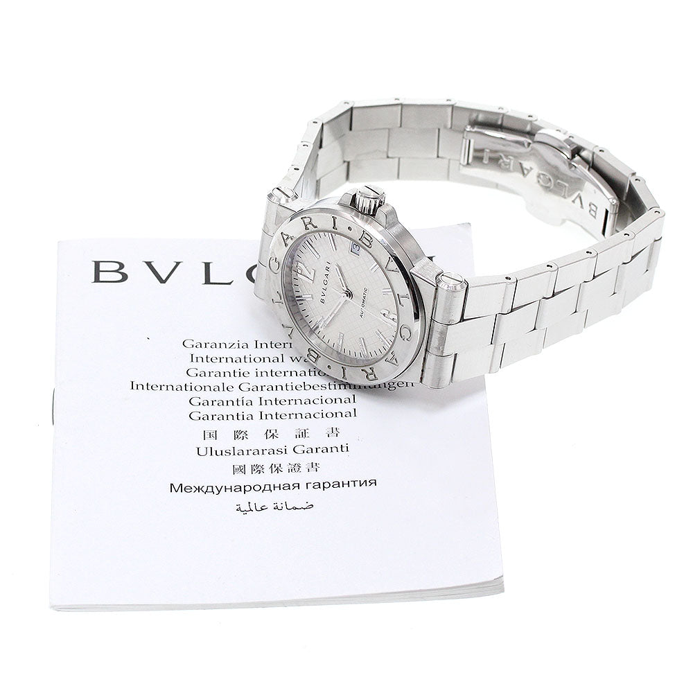 BVLGARI Diagono DG35S Date Silver Dial Automatic Men's Watch_869410