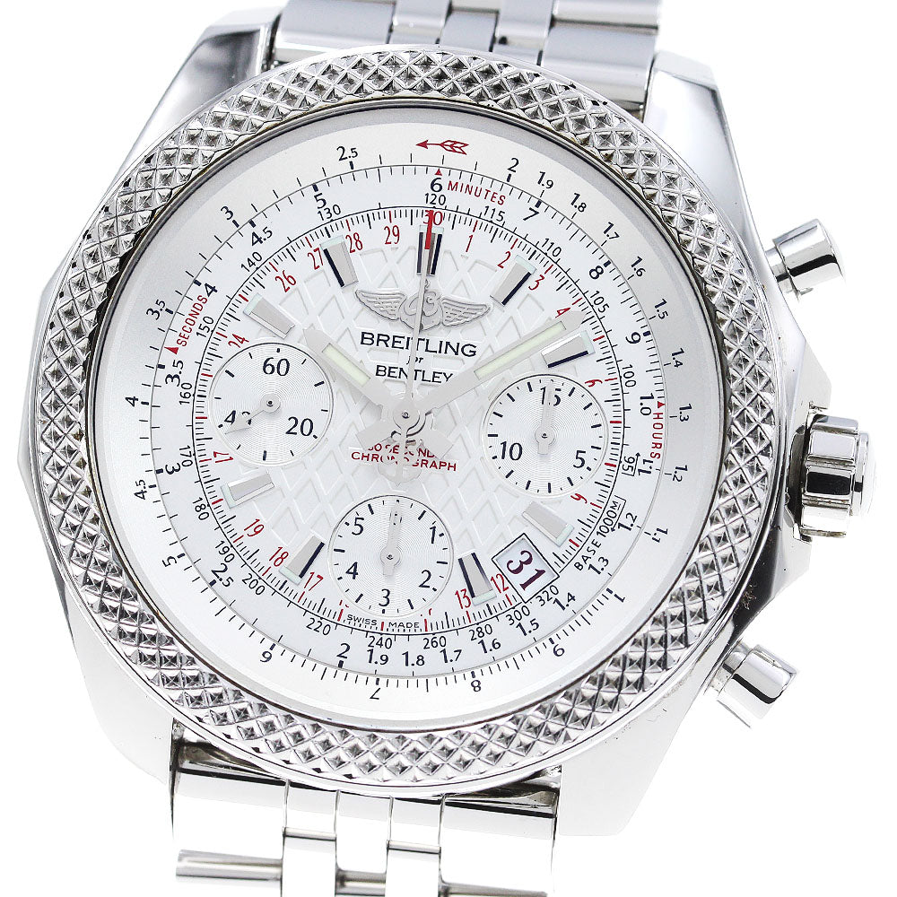 BREITLING Bentley B06S AB0612 Chronograph Silver Dial Automatic Men's _869411