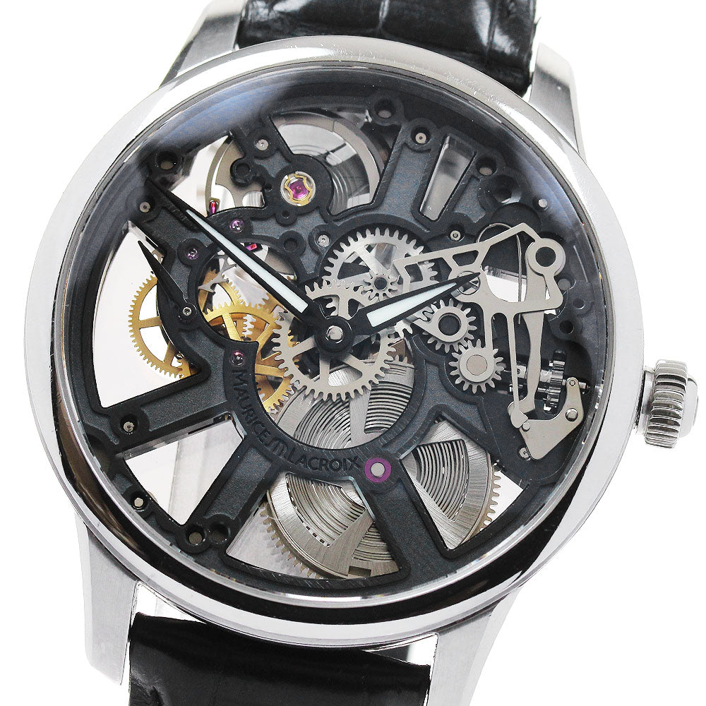 MAURICE LACROIX Masterpiece skeleton MP7228-SS001-000 skeleton Dial Automatic Men's Watch_869415
