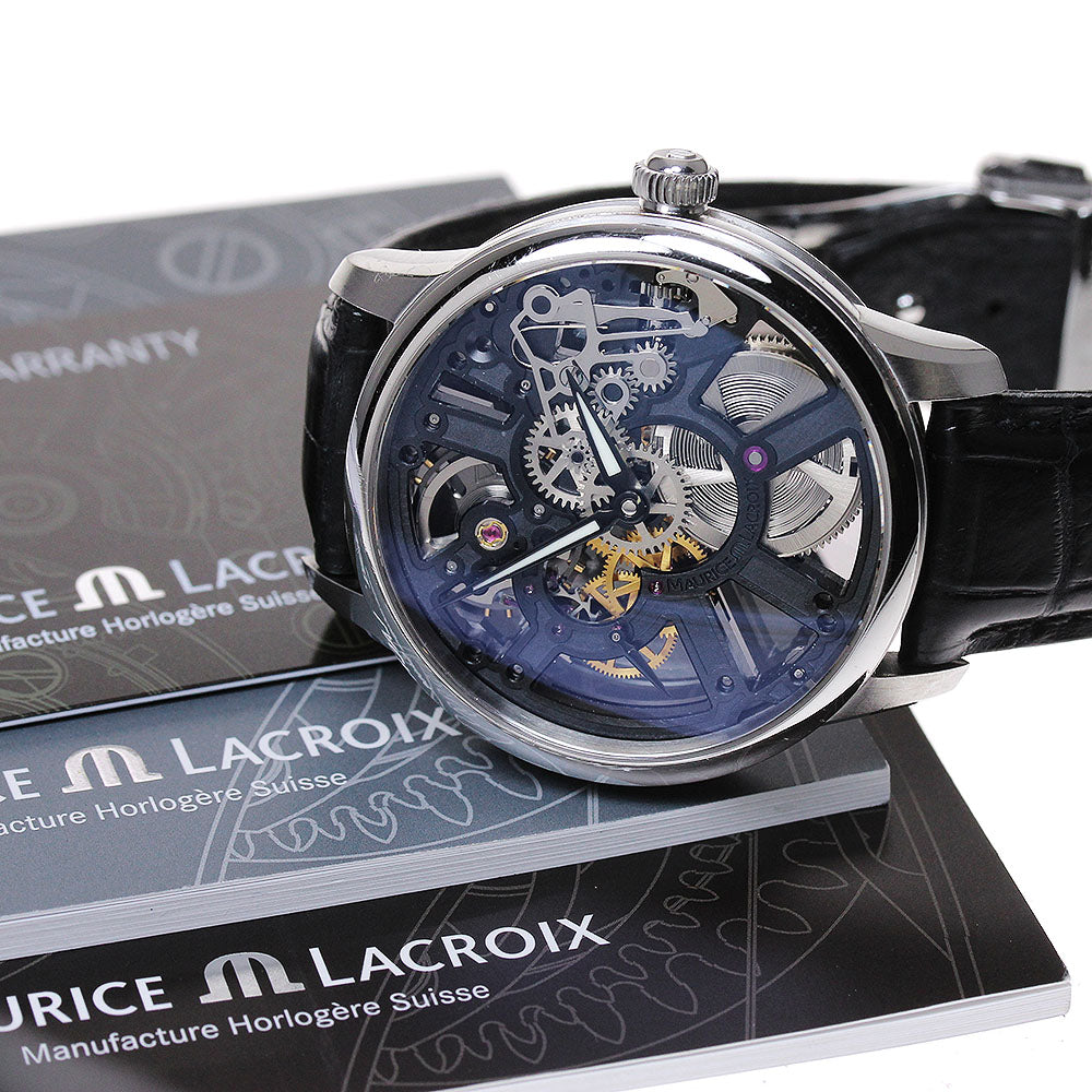 MAURICE LACROIX Masterpiece skeleton MP7228-SS001-000 skeleton Dial Automatic Men's Watch_869415