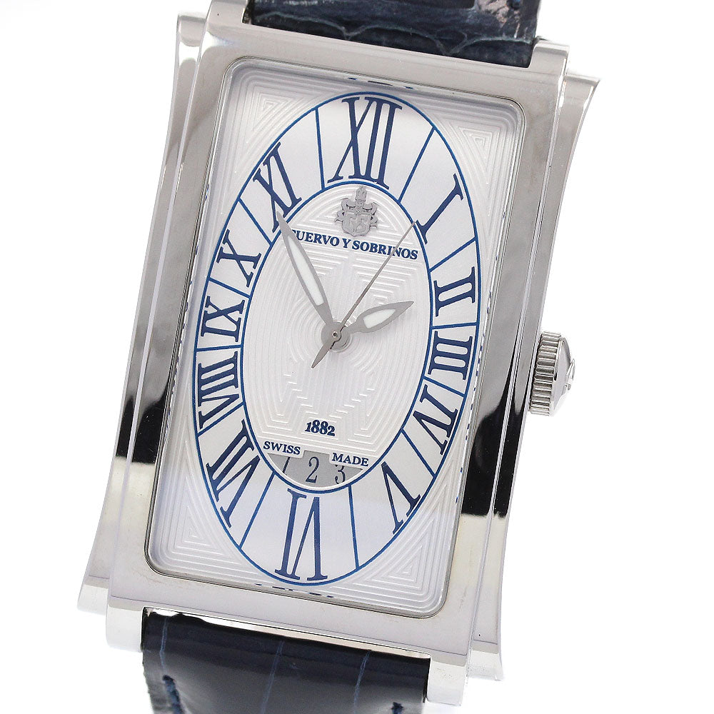 CUERVO Y SOBRINOS Havana Prominente A1012 Silver Dial Automatic Men's Watch_869418