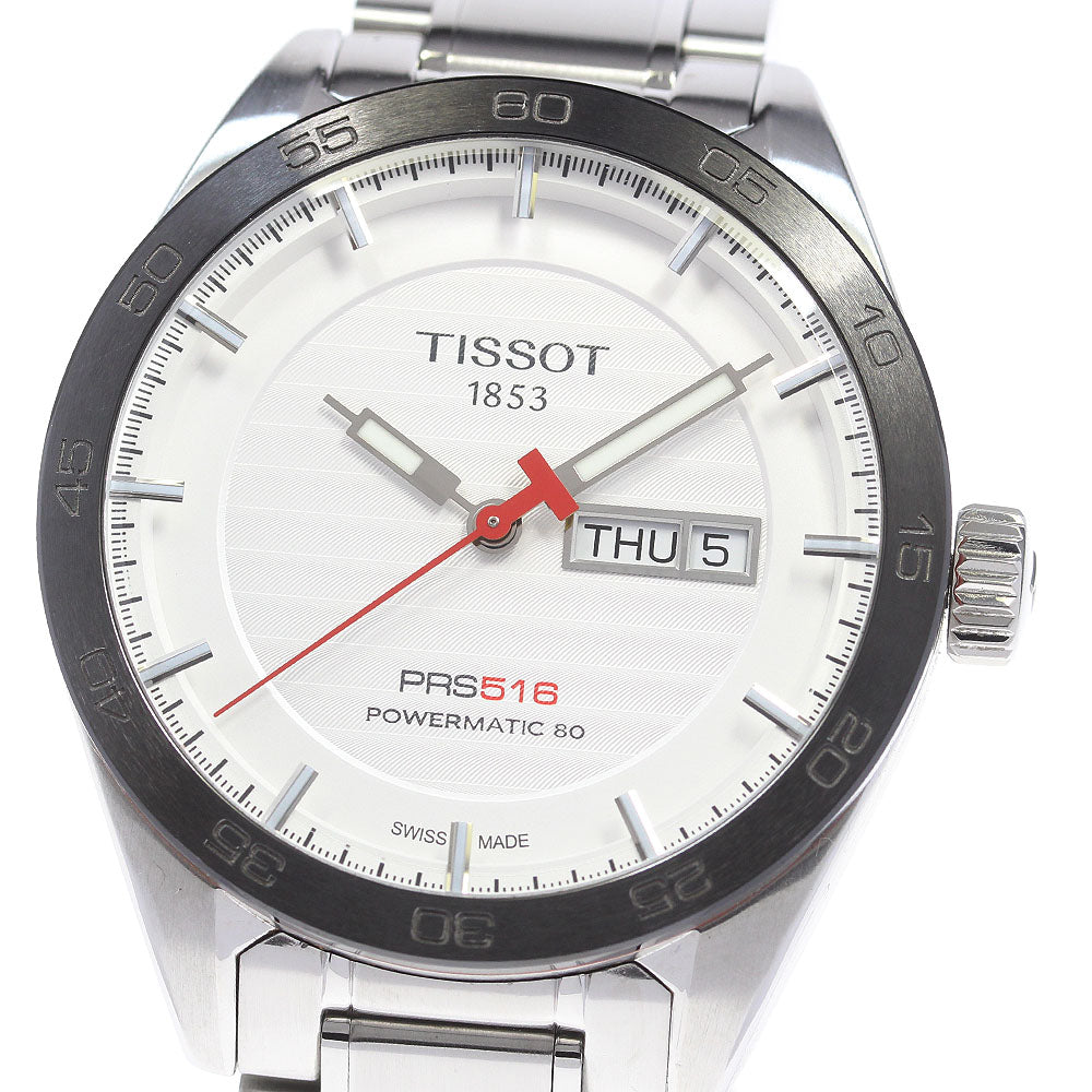 TISSOT T-Sport PRS516 T100430A Day date white Dial Automatic Men's Watch_869425