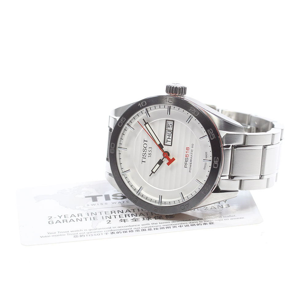TISSOT T-Sport PRS516 T100430A Day date white Dial Automatic Men's Watch_869425