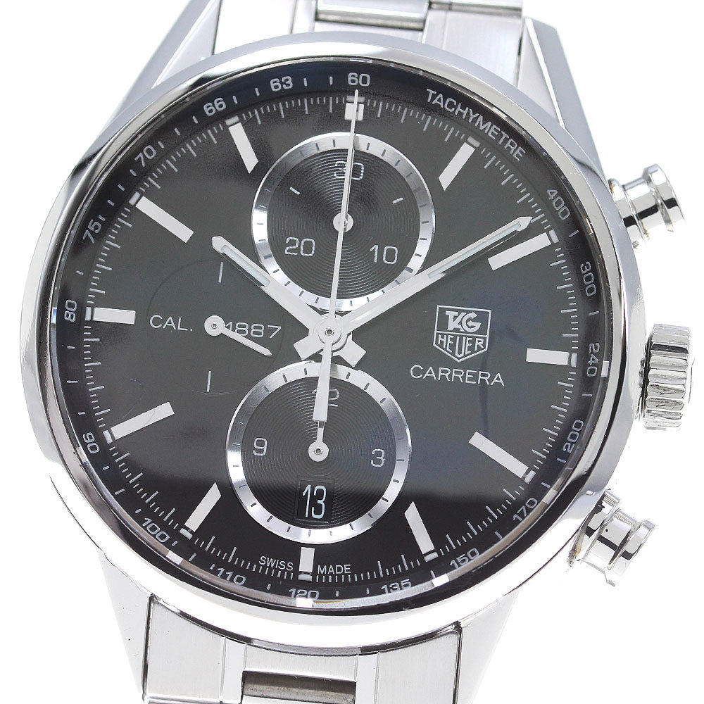 TAG HEUER Carrera Caliber 1887 CAR2110-2 Chronograph black Dial Automatic_869432