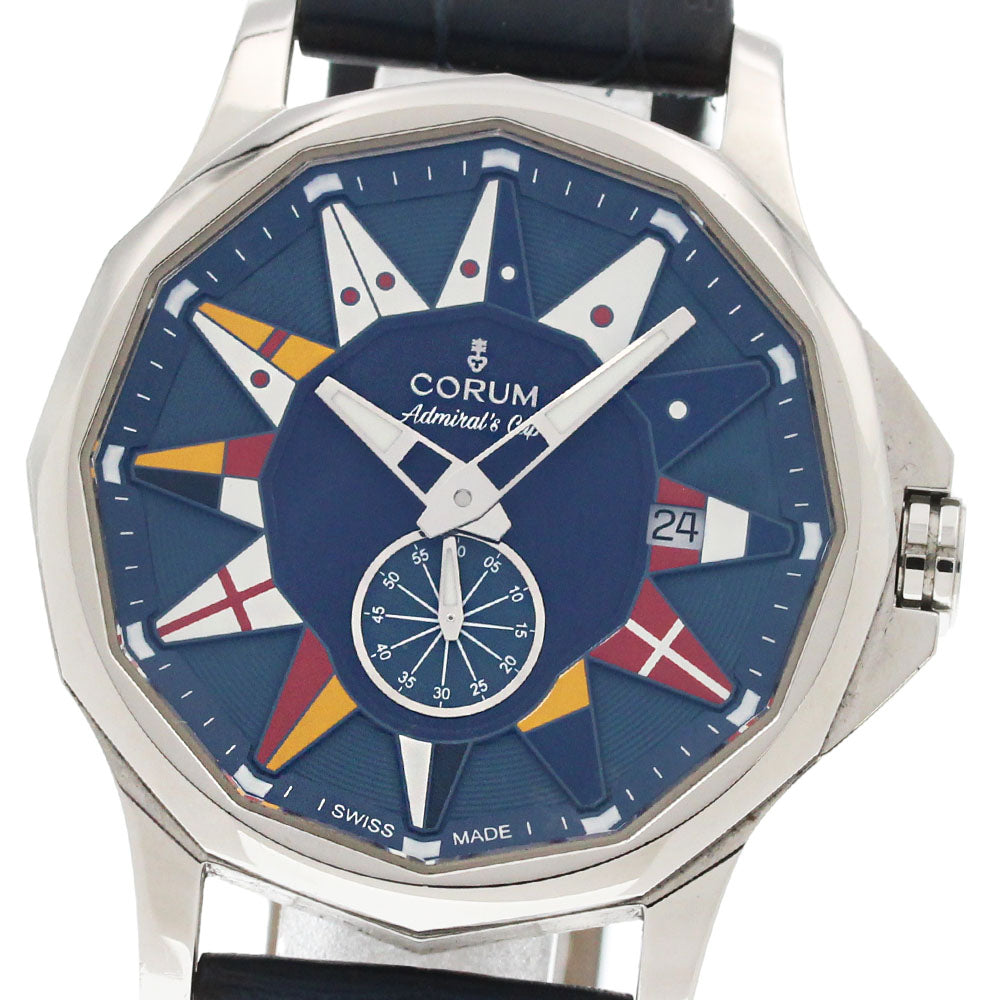 CORUM Admiral's Cup Legend 42 395.101.20/0F03AB12 Date Small Second Silver Dial Automatic Men's Watch_869472