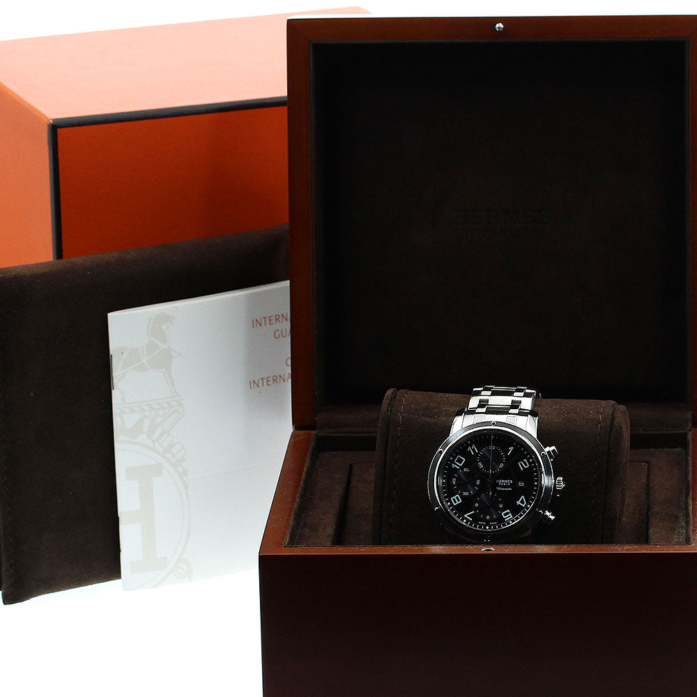HERMES Clipper chrono CP1.910 Date black Dial Automatic Men's Watch_869508