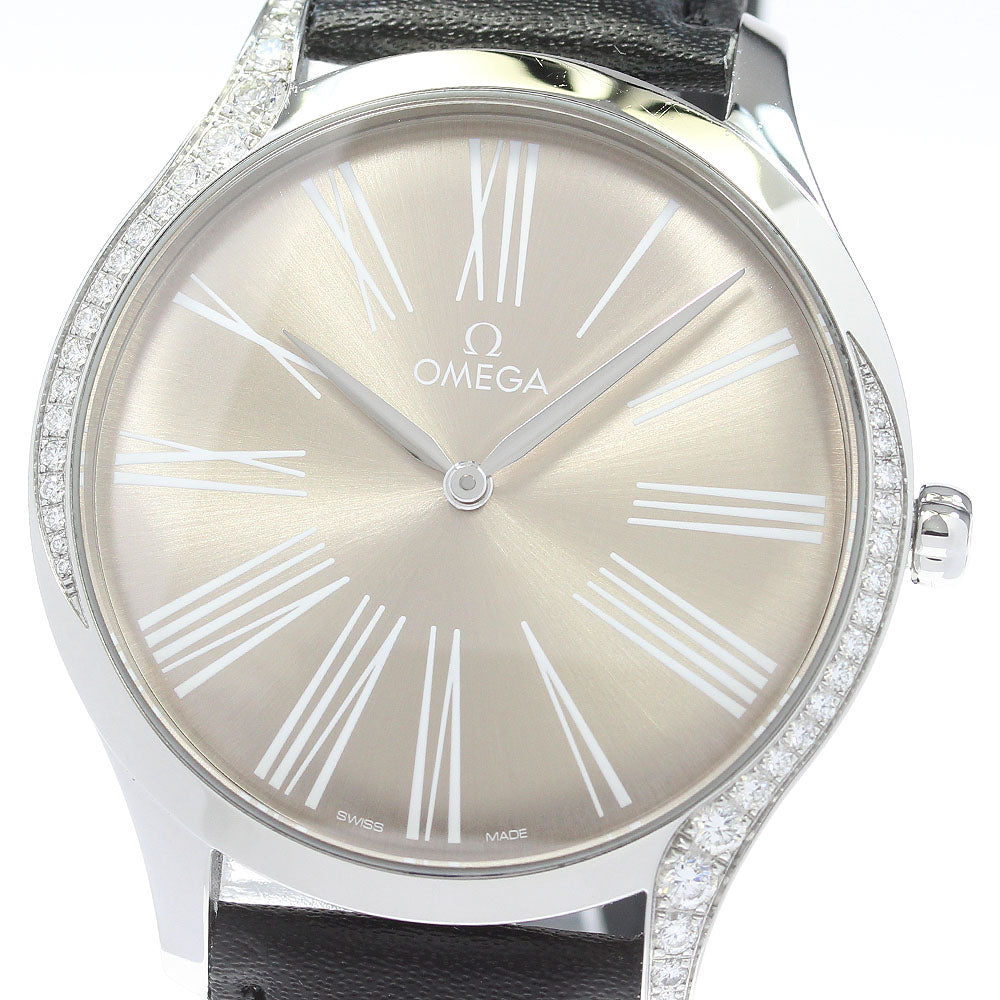 OMEGA De Ville Tresor 428.18.39.60.13.001 Diamond Bezel Quartz Ladies_869516
