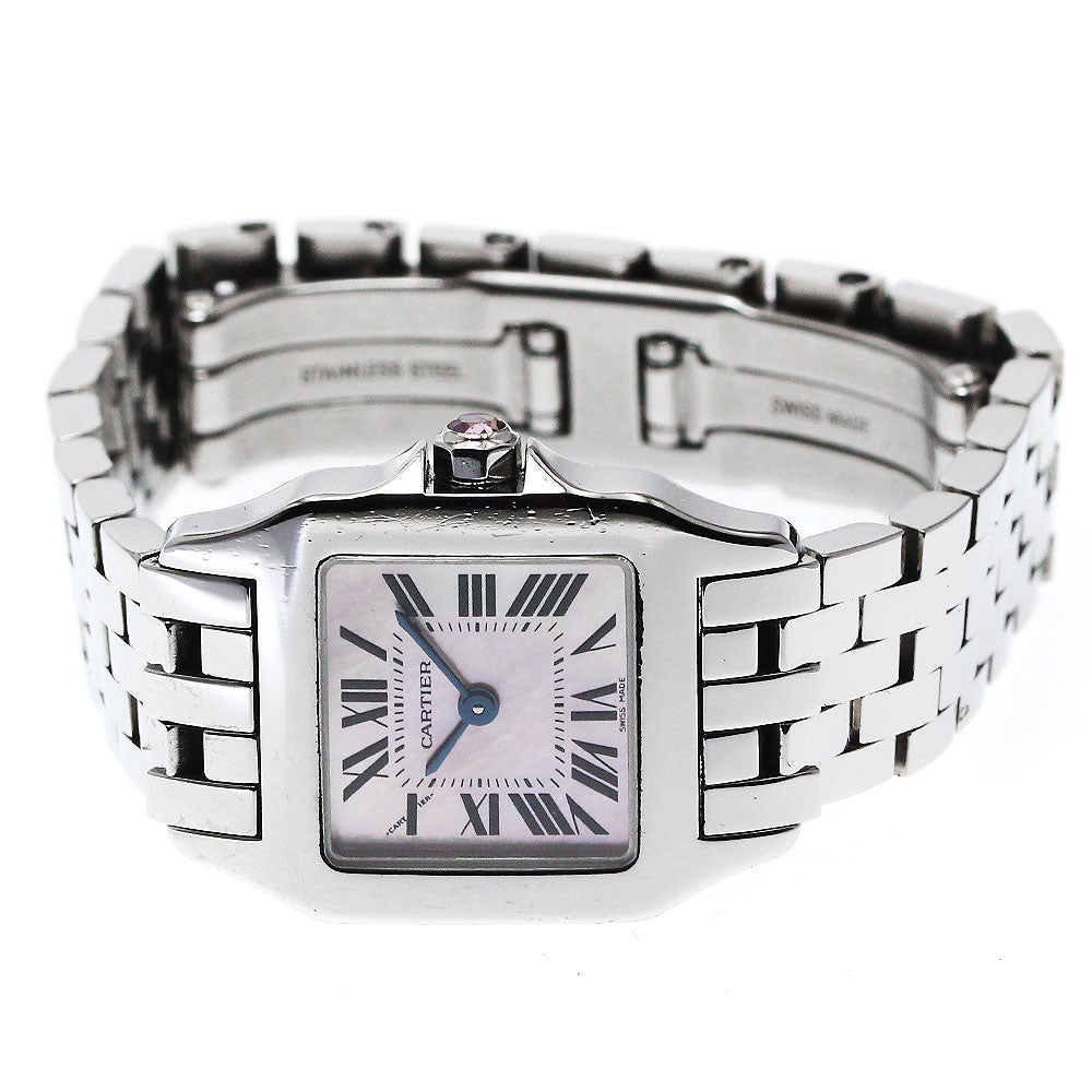 CARTIER Santos demoiselle W25075Z5 Pink shell dial Pink shell Dial Quartz Ladies Watch_869526