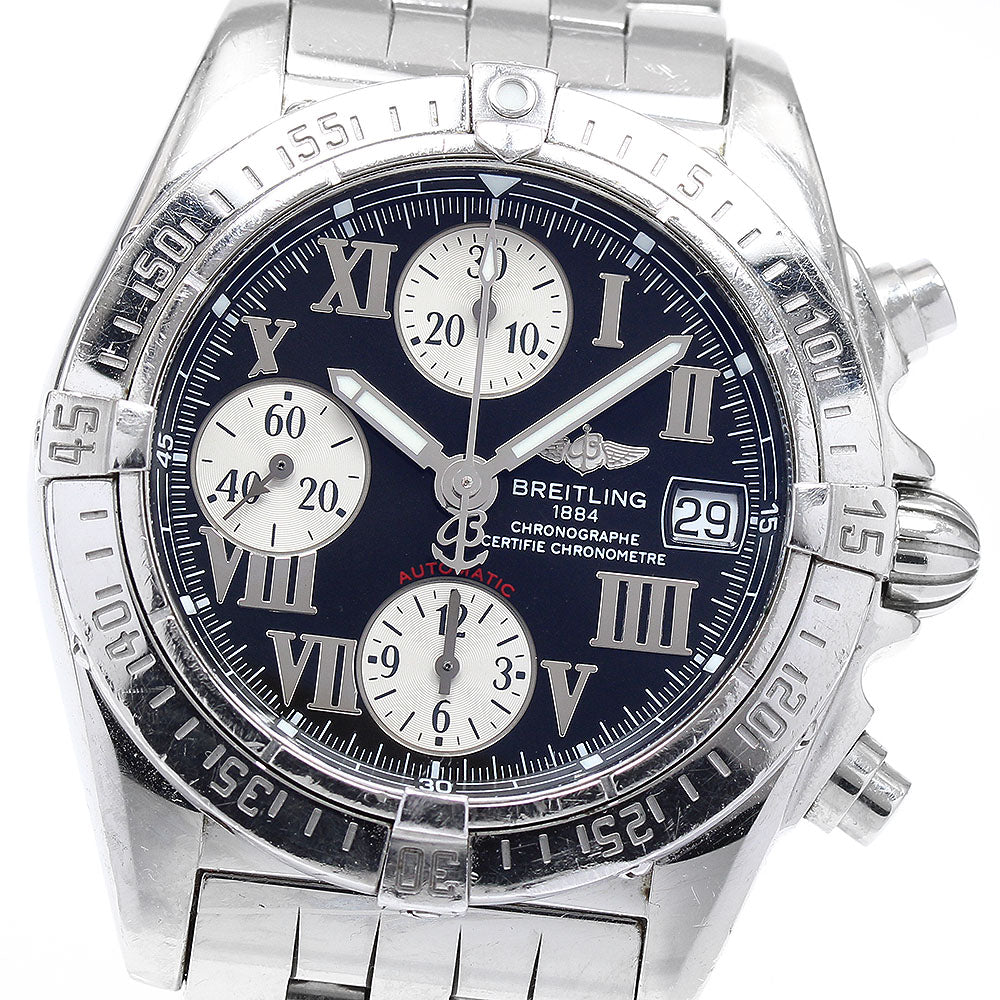 BREITLING Chrono cockpit A13358 Date black Dial Automatic Men's Watch_869540