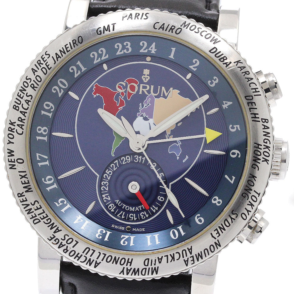 CORUM classical 983.201.20 Date Navy Dial Automatic Men's Watch_869542