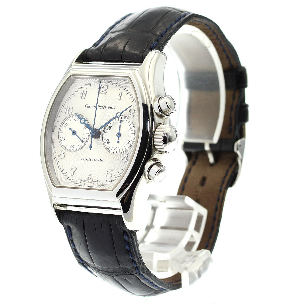 GIRARD PERREGAUX Richeville 2710 Chronograph Silver Dial Hand Winding Men's Watch_869543