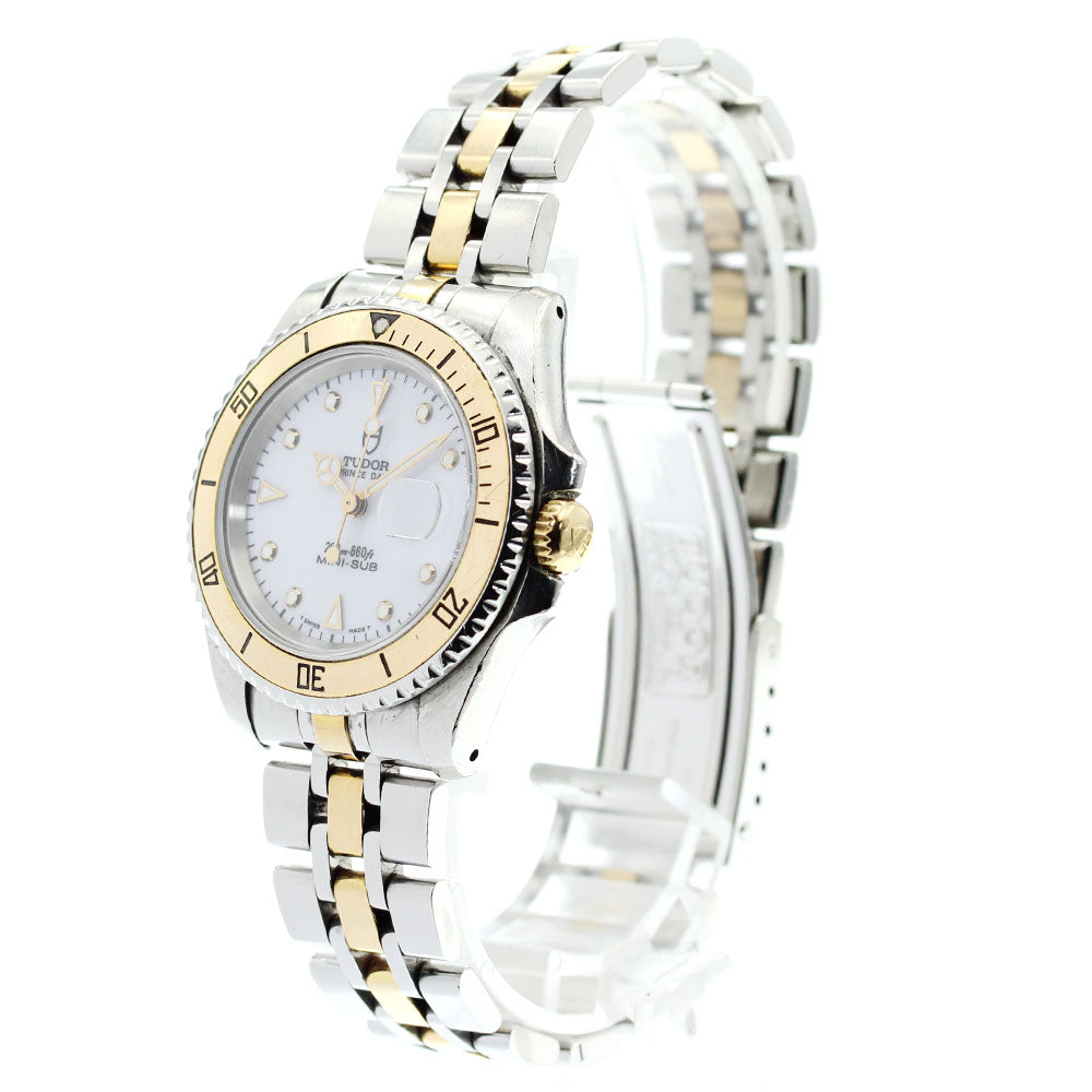 TUDOR Prince Date Mini Sub 73193 Date white Dial Automatic Boy's Watch_869576
