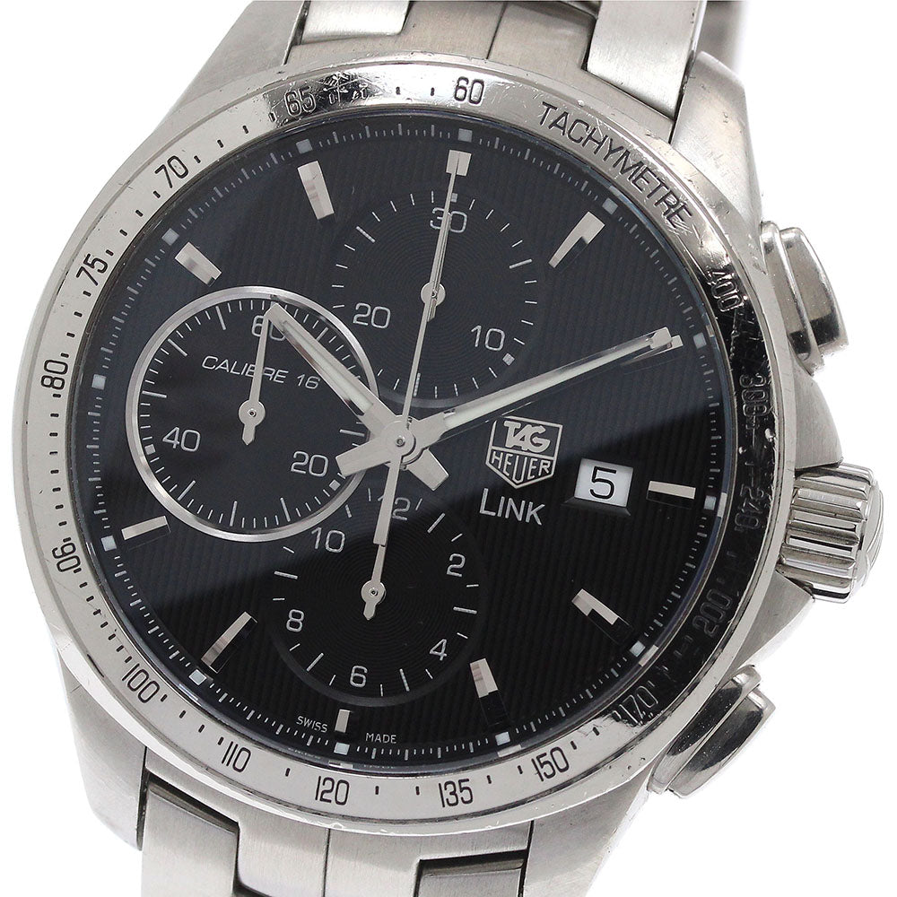 TAG HEUER Link CAT2010 Chronograph black Dial Automatic Men's Watch_869602