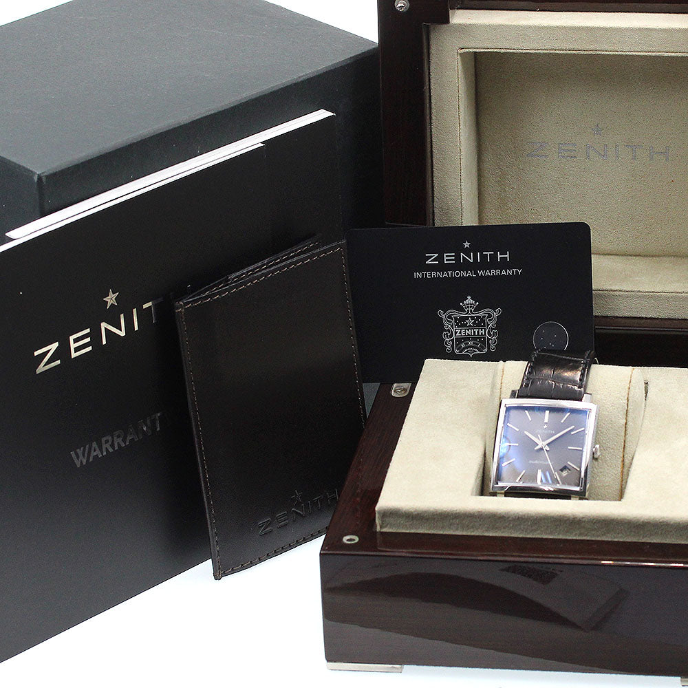 ZENITH New Vintage 1965 03.1965.670 Date Gray Dial Automatic Men's Watch_869619