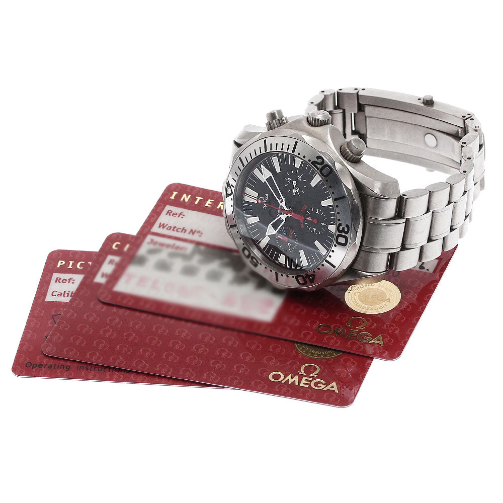 OMEGA Seamaster300 racing 2269.52 Chronograph black Dial Automatic Men's Watch_869633